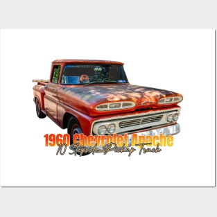 1960 Chevrolet Apache 10 Stepside Pickup Truck Posters and Art